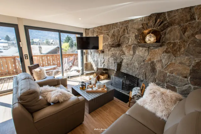 Chalet Hygge Saint-Lary-Soulan vue Pyrénées - gîte grande famille - Gîte Comfort