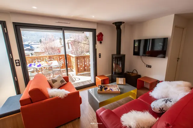 Chalet Hygge Saint-Lary-Soulan vue Pyrénées - gîte grande famille - Gîte Cosy